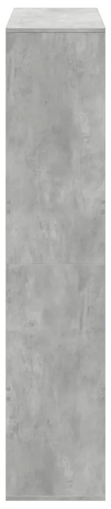 Divisória 100x33x156,5 cm derivados de madeira cinzento cimento