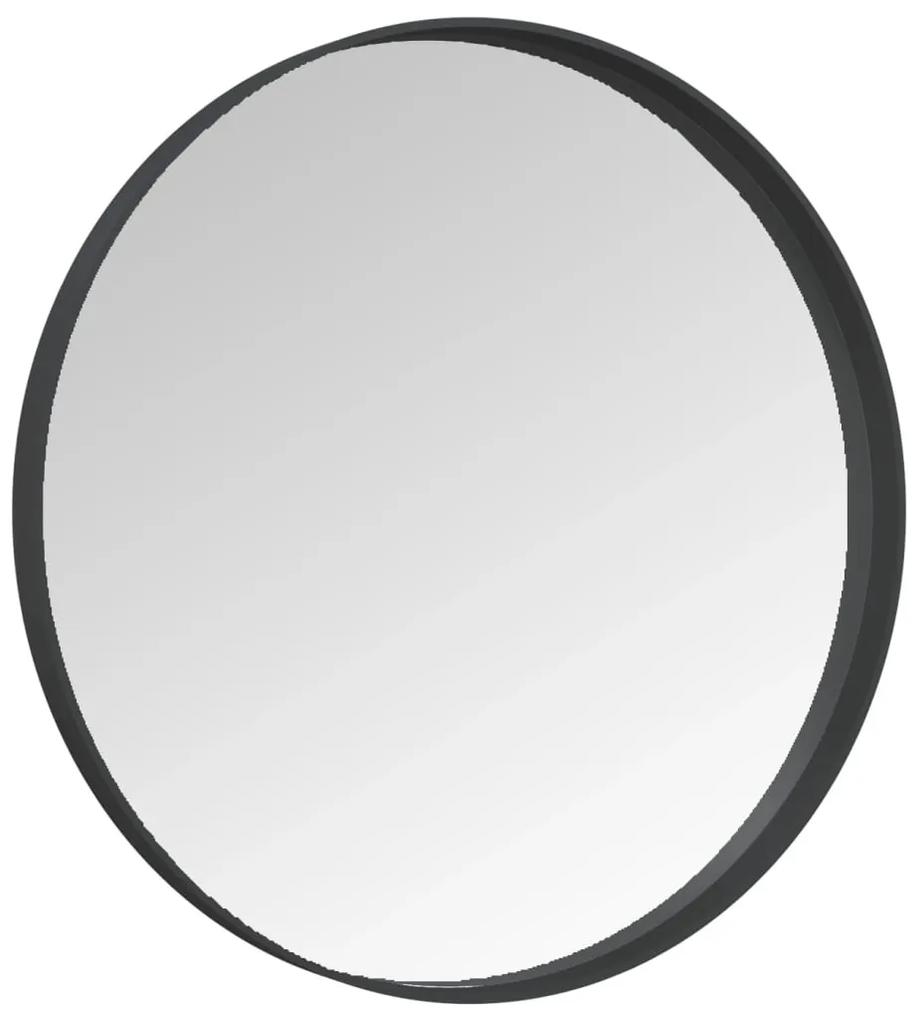 Espelho de parede 50 cm preto