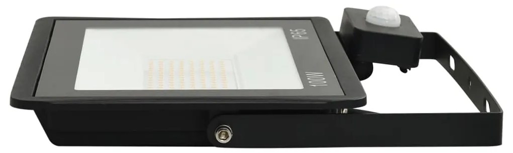 Projetor c/ iluminação LED e sensor 100 W branco quente
