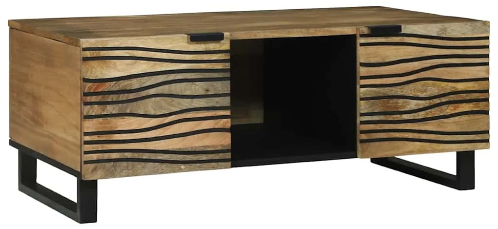 Mesa de Centro 100x54x40 cm - Madeira de Mangueira Maciça