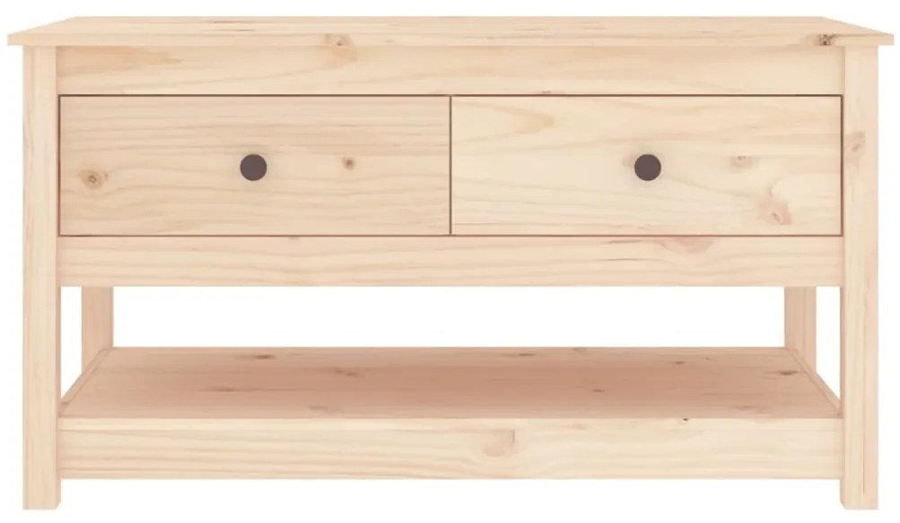 Mesa de centro 102x49x55 cm pinho maciço