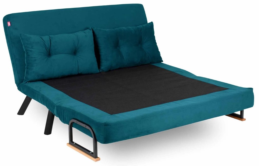 Conjunto de Mobiliário de Sala de Estar Planet – Nogueira e Branco – E