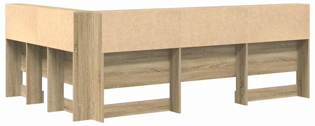 Cabeceira de armazenamento Carvalho sonoma 120 cm