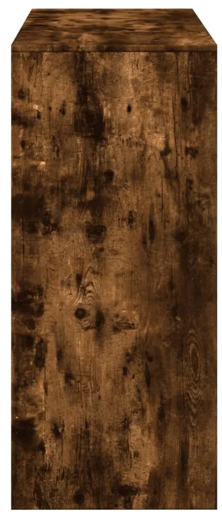 Mesa de bar c/ prateleiras derivados de madeira carvalho fumado