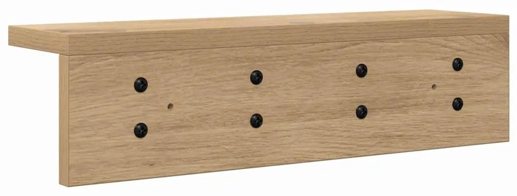 Cabideiro de Parede carvalho artisiano 40 x 10.5 x 10.5 cm