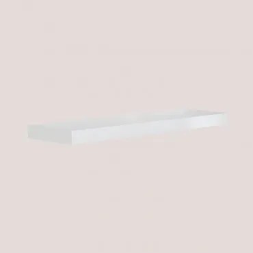 Prateleira De Parede Em Mdf Jario Madeira Branca & ↔︎ 90 Cm - Sklum