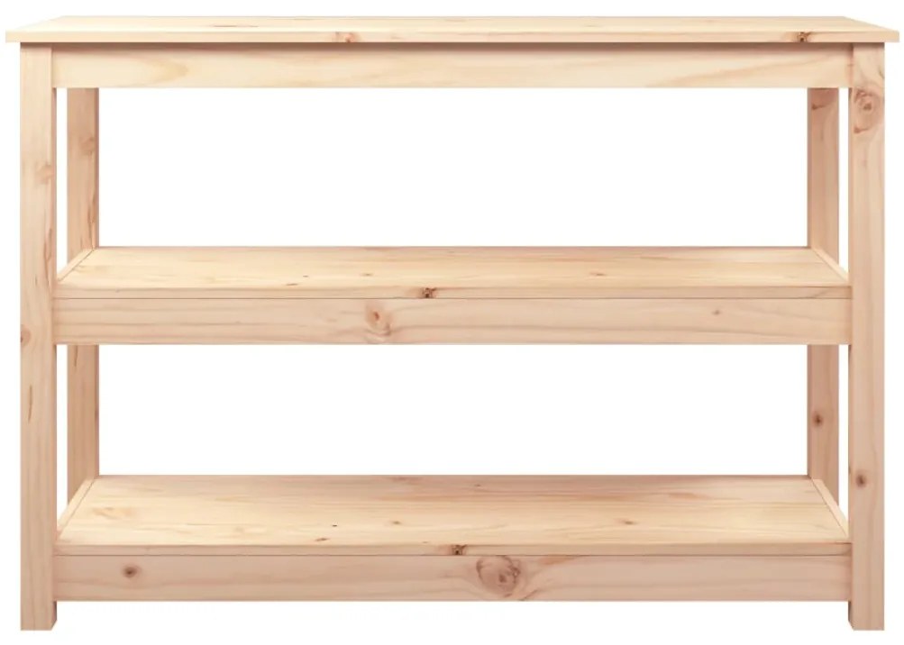 Mesa consola 110x40x74 cm madeira de pinho maciço