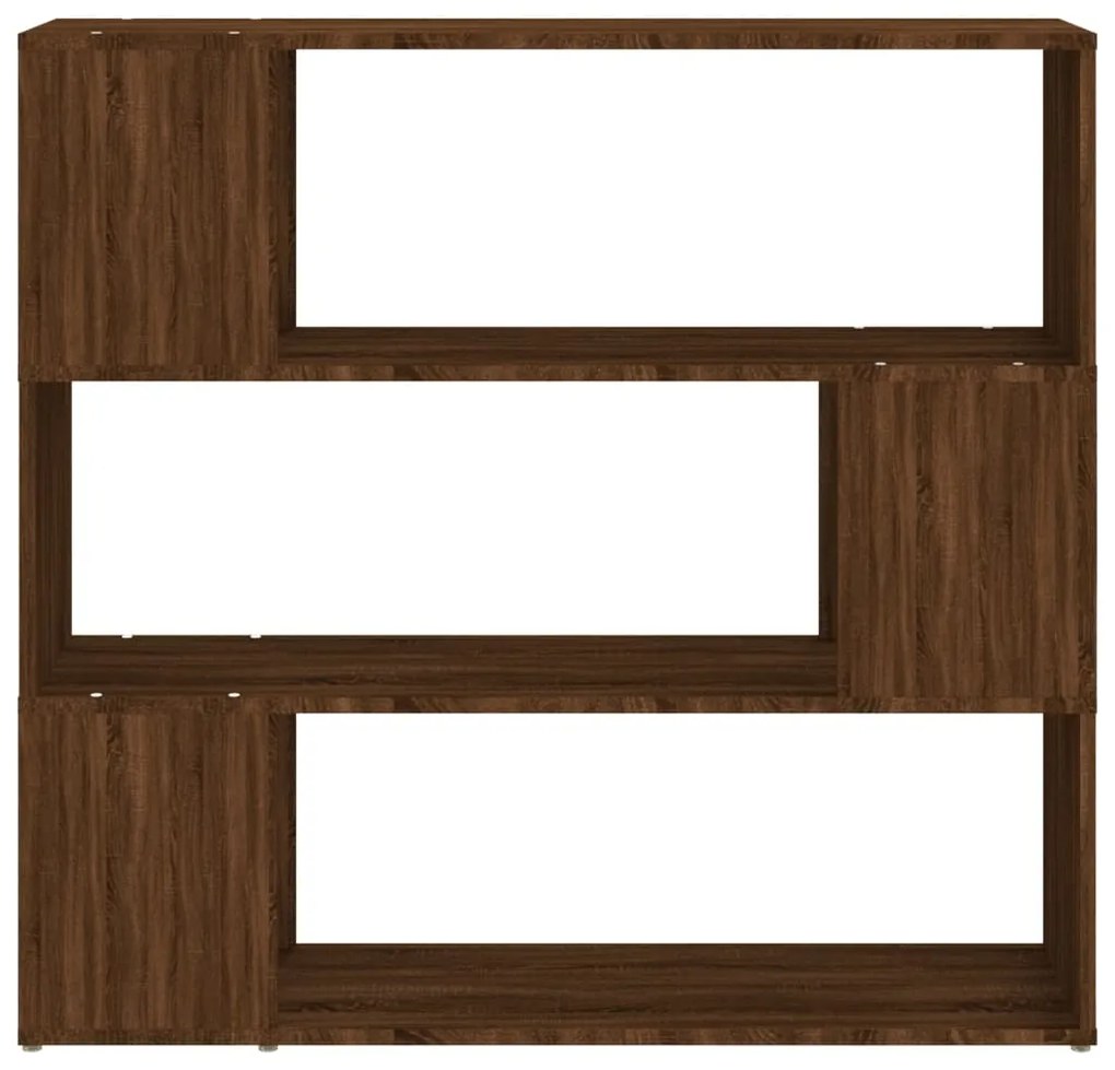 Estante/divisória 100x24x94 cm carvalho castanho