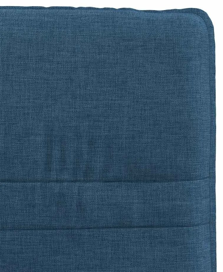 Cadeiras de jantar 2 pcs tecido azul