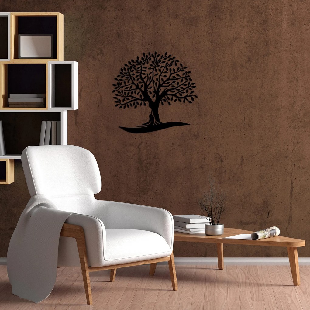 Acessório Decorativo de Parede Monumental Tree 21 – Preto – 64 x 66 cm