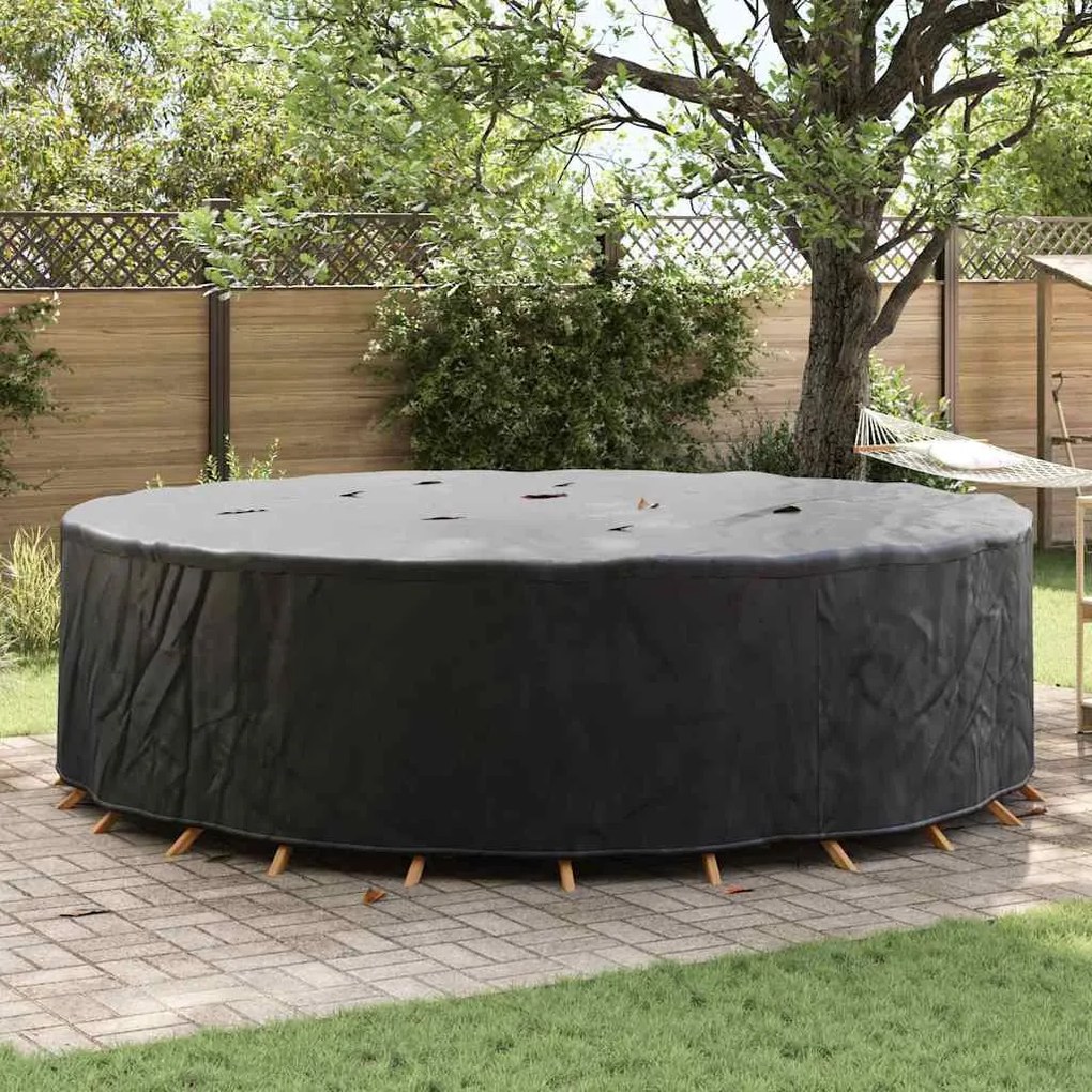 vidaXL Capa para móveis de exterior 320 x 320 x 105 cm tecido 210D