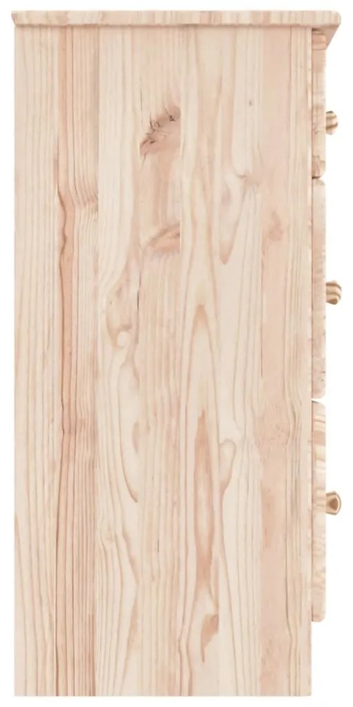 Cómoda ALTA 112x35x73 cm madeira de pinho maciça