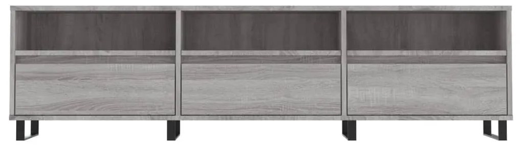 Móvel de TV 150x30x44,5 cm derivados de madeira cinzento sonoma