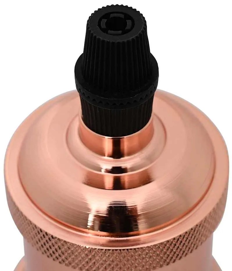 Casquilhos de lâmpadas 2 pcs rosa dourado E27