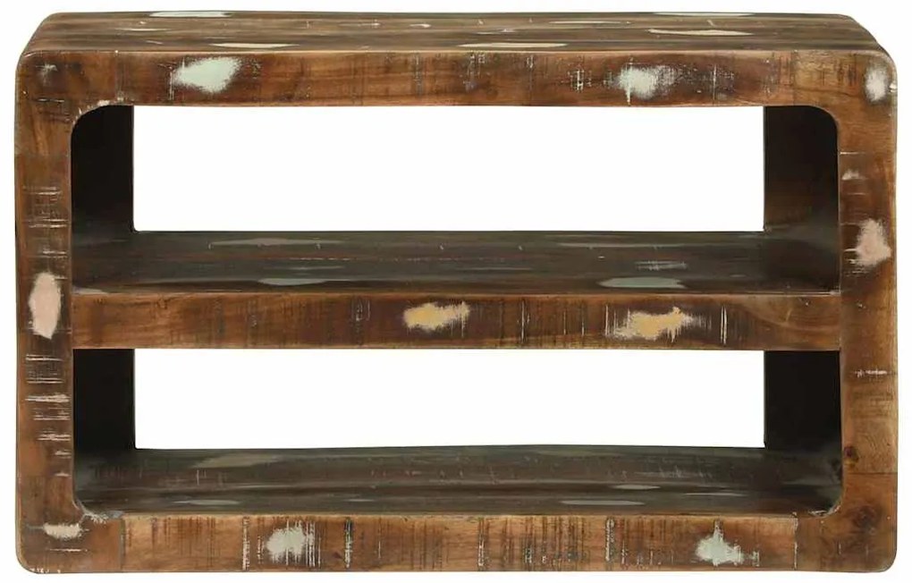 Armário de TV 60x32x36 cm Madeira Recuperada Maciça