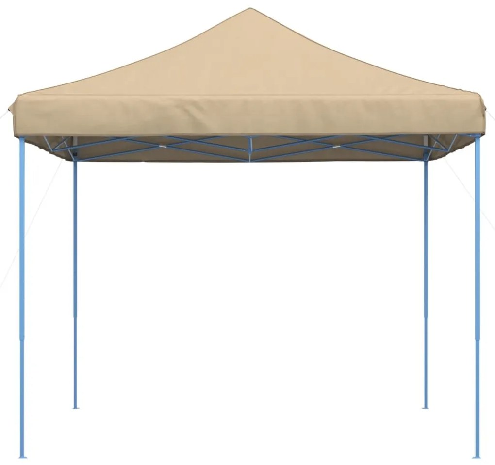 Tenda para festas pop-up dobrável 292x292x315 cm bege