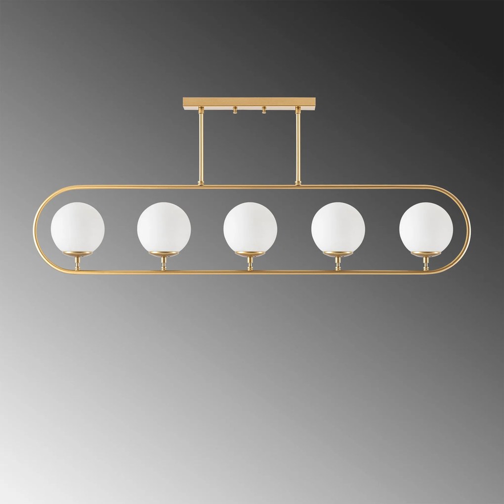 Chandelier Jewel – Dourado Brilhante – 122 x 15 cm