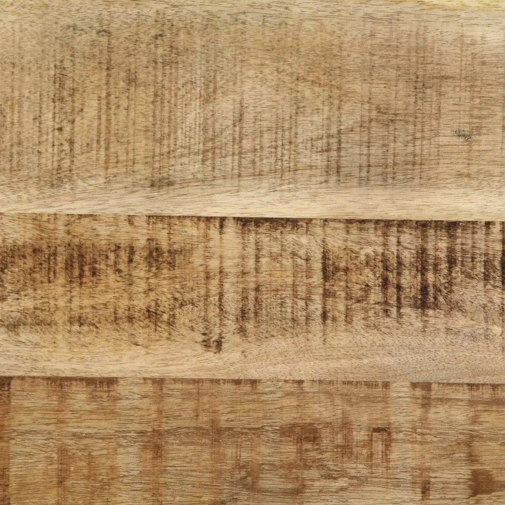 Mesa de centro 110x55x40 cm madeira de mangueira áspera maciça