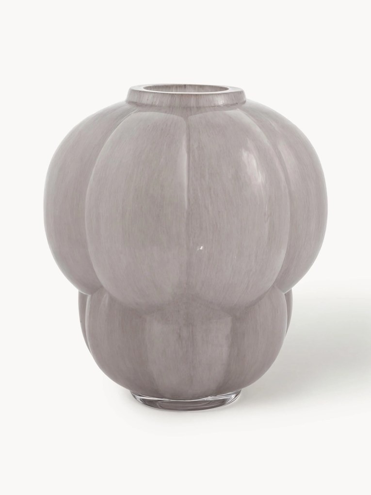 Jarra em vidro artesanal Uva, Alt 22 cm