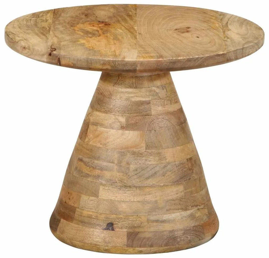 Mesa de apoio Ø50x40 cm madeira de mangueira maciça