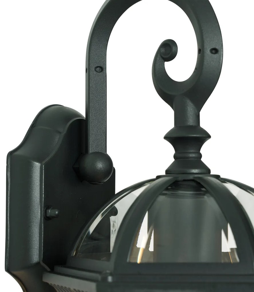 Candeeiro de Parede Exterior Clássico Verde Antigo IP44 - Glasgow