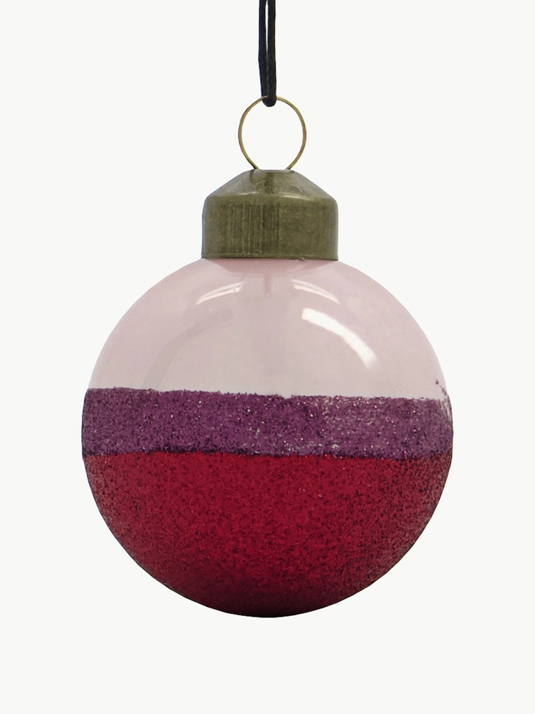 Christmas Balls Stripe, Set of 4