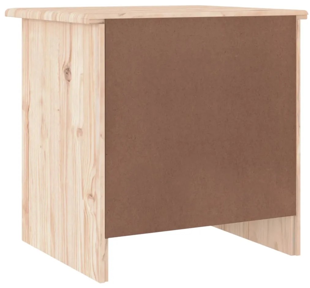 Mesa de cabeceira ALTA 41x35x41 cm madeira de pinho maciça
