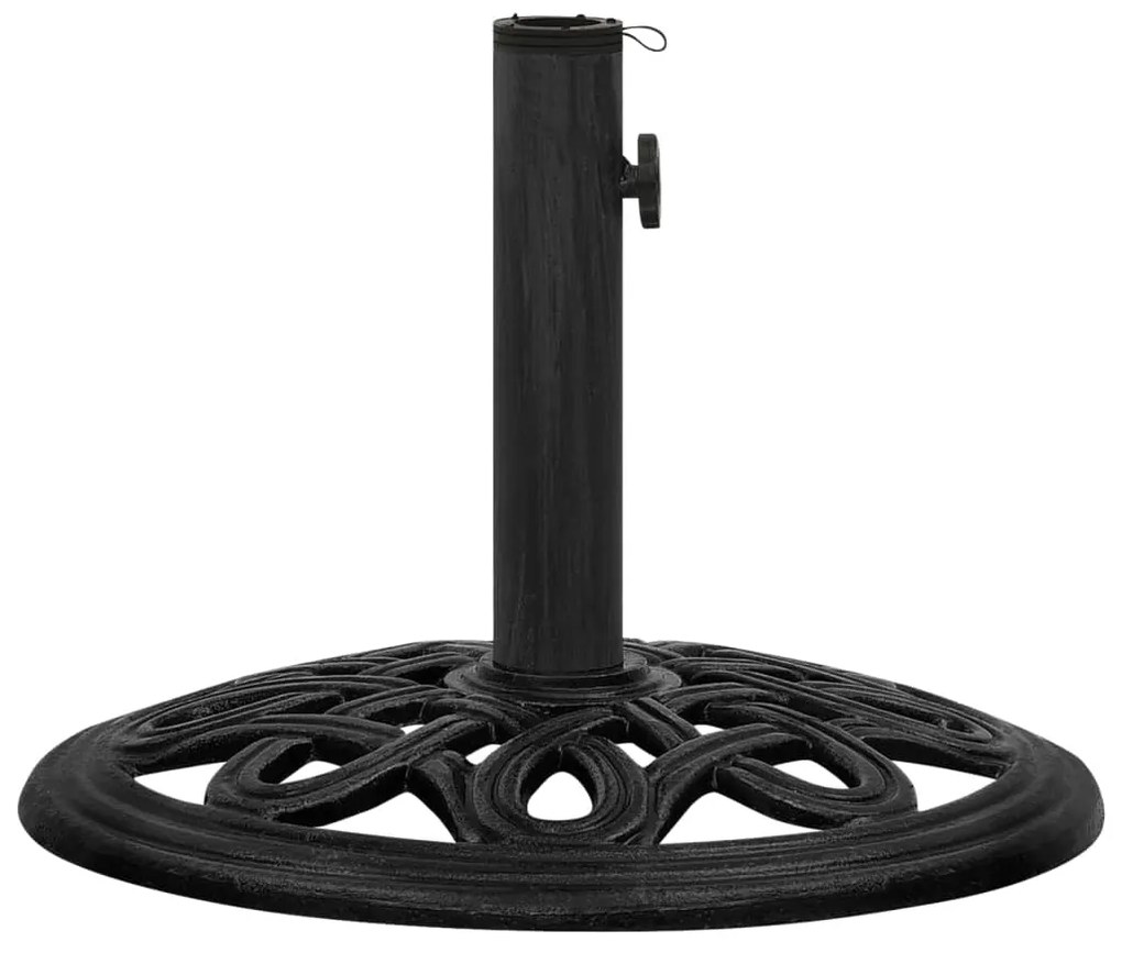Base para guarda-sol ferro fundido 44x44x32 cm preto