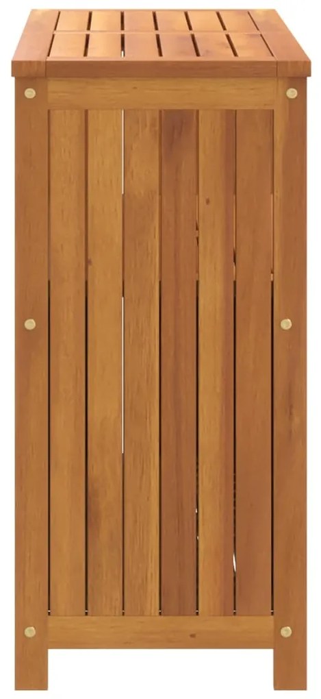 Mesa consola para jardim 80x35x75 cm madeira de acácia maciça