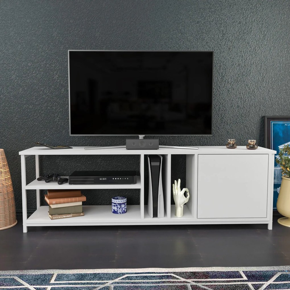 Móvel TV Oneida – Branco – 140 x 35,3 x 50,8 cm