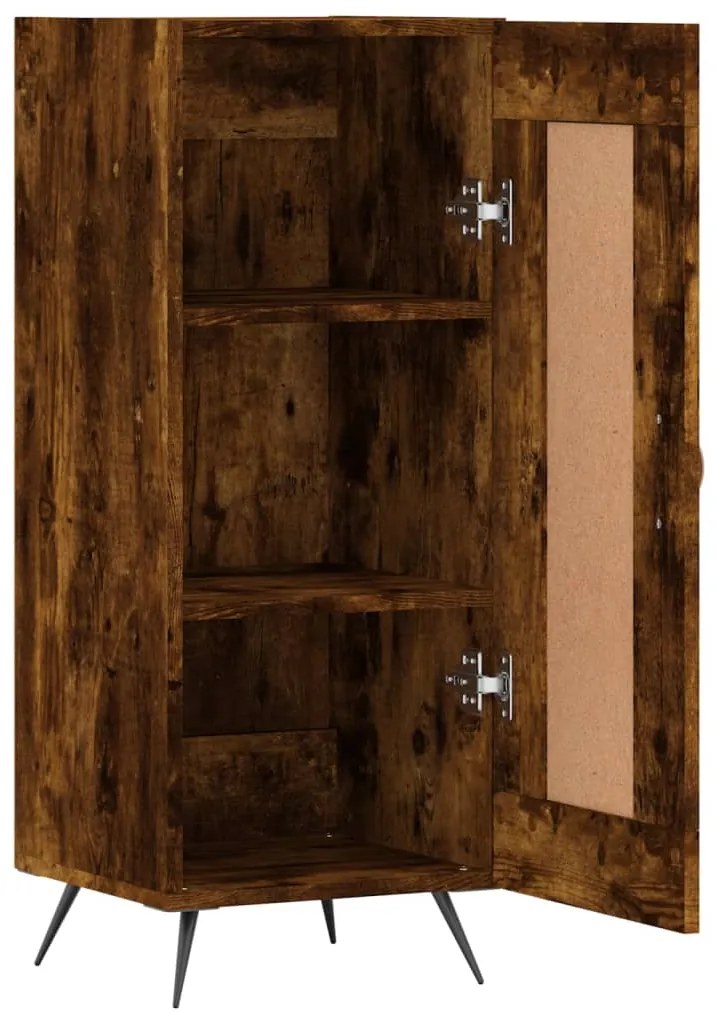 Aparador 34,5x34x90 cm derivados de madeira cor carvalho fumado