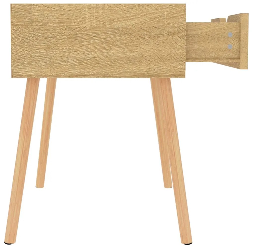 Mesa de cabeceira 40x40x56 cm derivados madeira carvalho sonoma