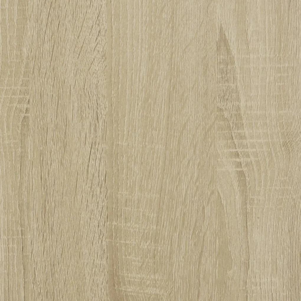 Mesa de cabeceira 35x34x65 cm derivados madeira carvalho sonoma