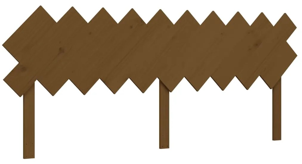 Cama para idosos c/ cabeceira 200x200 cm madeira castanho-mel