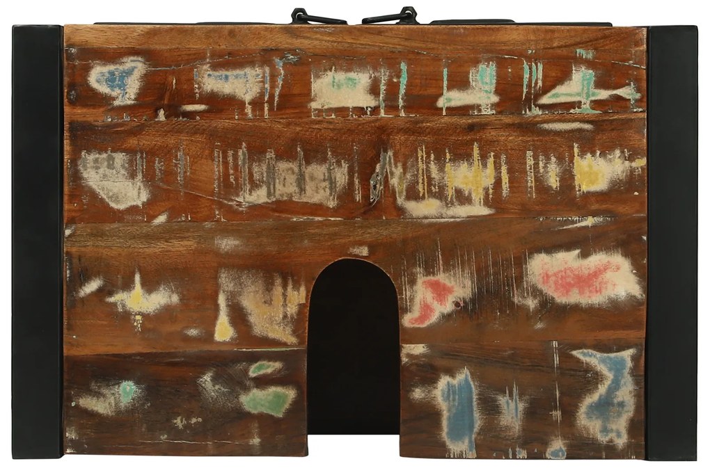 Armário de Pia 55x35x60 cm Madeira Sólida Recuperada