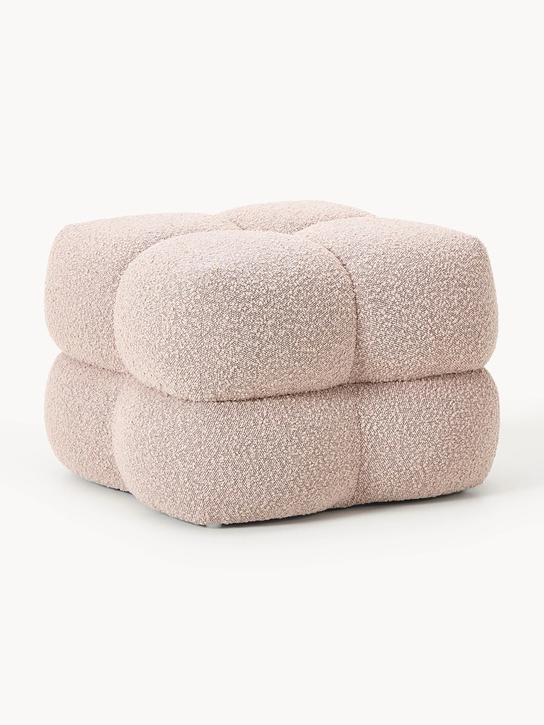 Bouclé Upholstered Stool Ellie