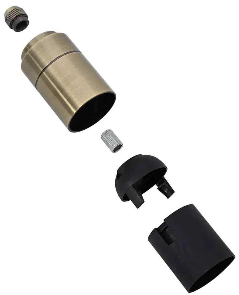Casquilhos de lâmpadas 2 pcs Bronze E27