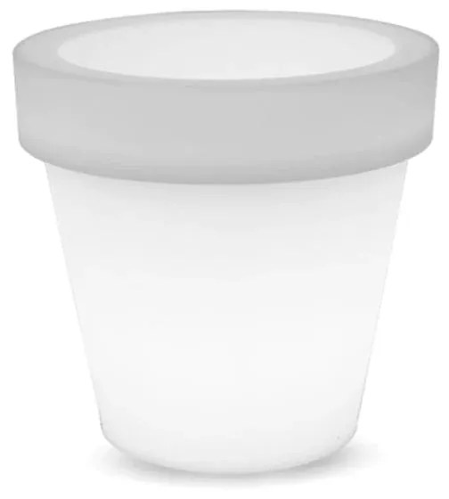 VASO GIGANTE MAGNOLIA 120 CM LUZ LED BRANCO FRIO COM CABO HOTEL, CASA, JARDIM, RESTAURANTE, BAR