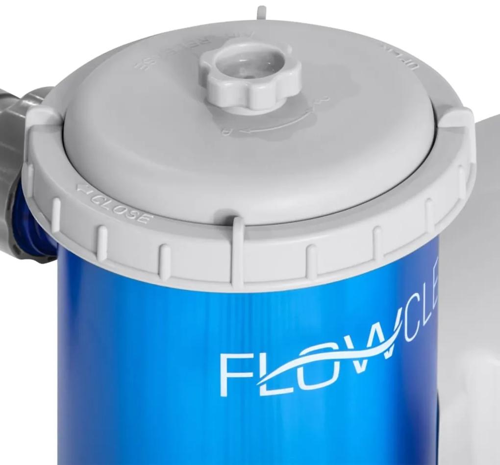 Bestway Bomba de filtro de cartucho transparente Flowclear