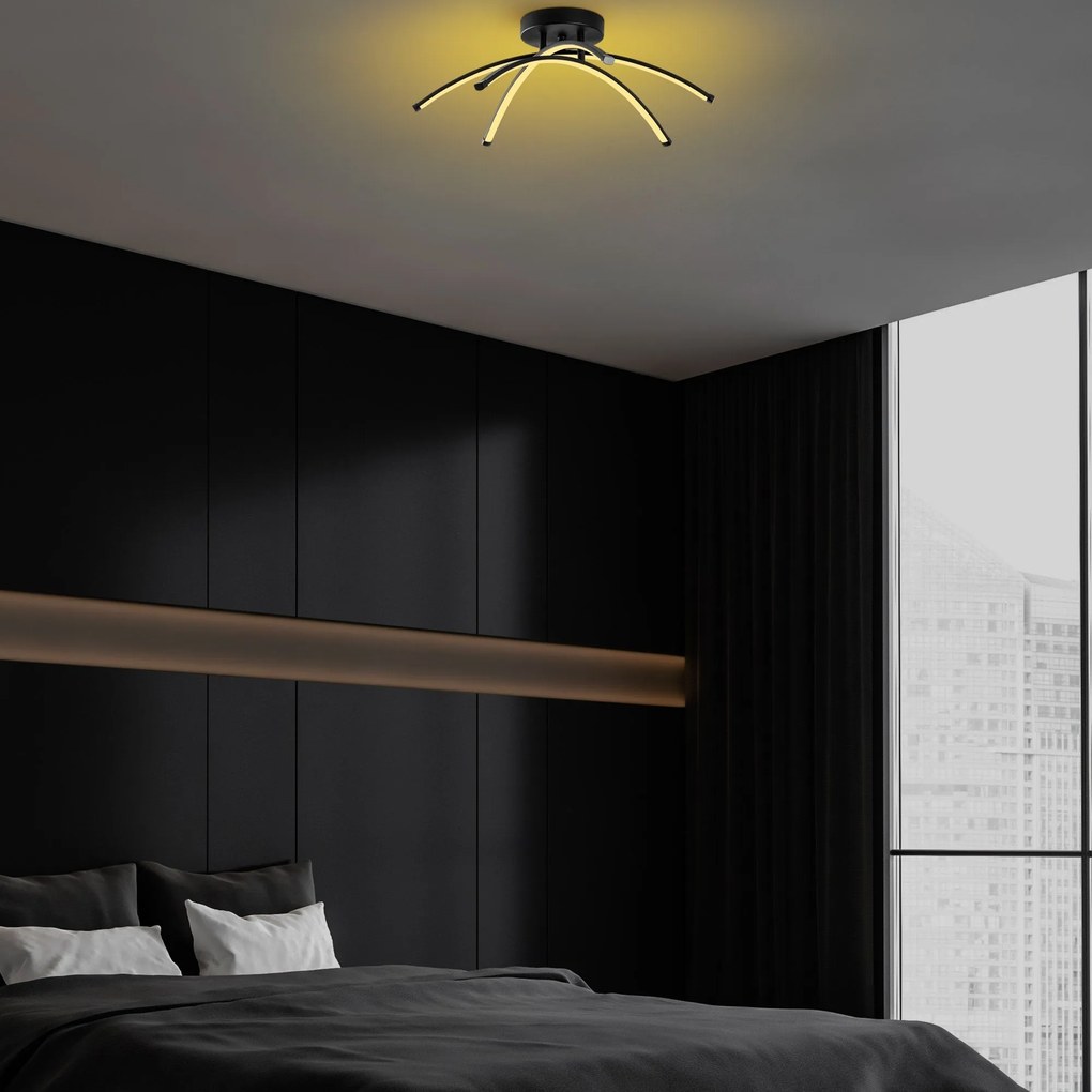 Candeeiro Ledbanana – Preto – 57x20x57 cm