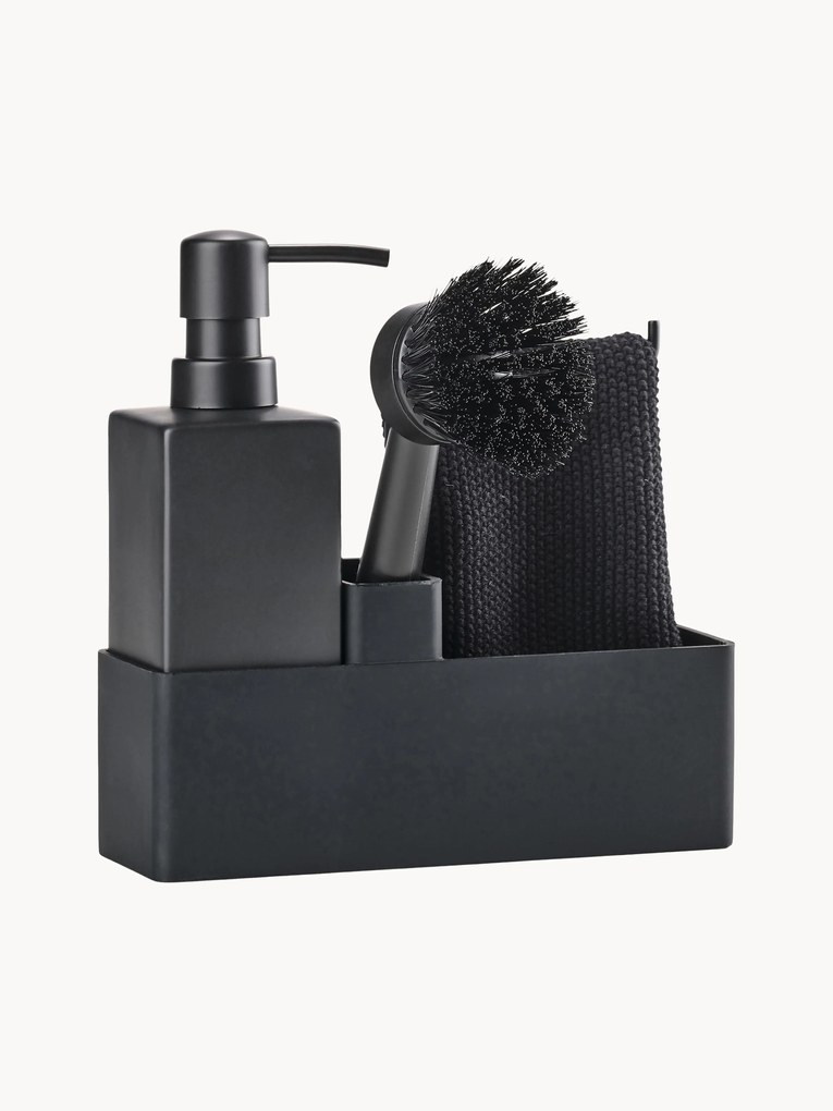 Dispensador de detergente e escova de lavar loiça Zone Denmark, 3 uni.