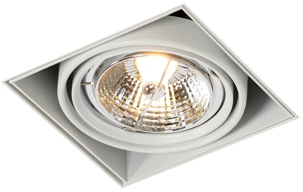 Foco embutido branco GU10 AR70 sem moldura - Oneon Moderno