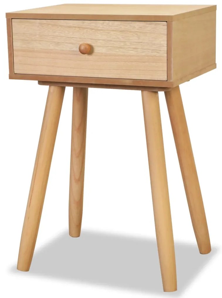 Mesas de cabeceira 2 pcs pinho maciço 40x30x61 cm castanho