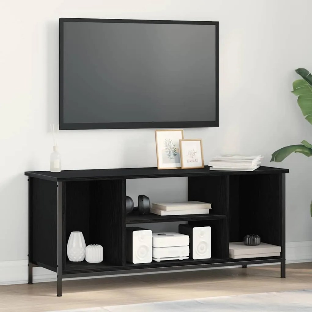 vidaXL Gabinete para TV Carvalho Preto 102 x 35 x 45 cm