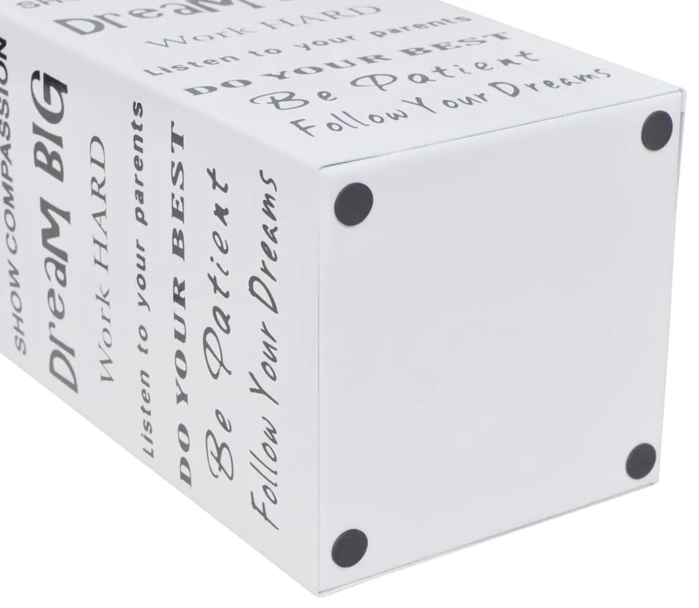Suporte guarda-chuvas/de armazenamento quadrado branco aço 48,5 cm