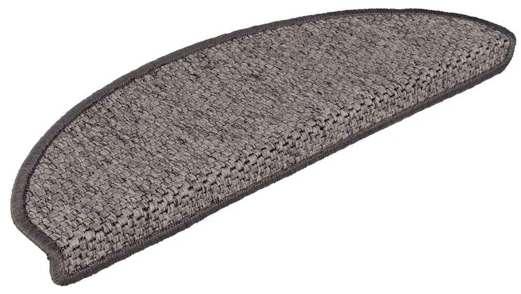 Tapetes escada adesivos aspeto sisal 30 pcs 65x21x4cm