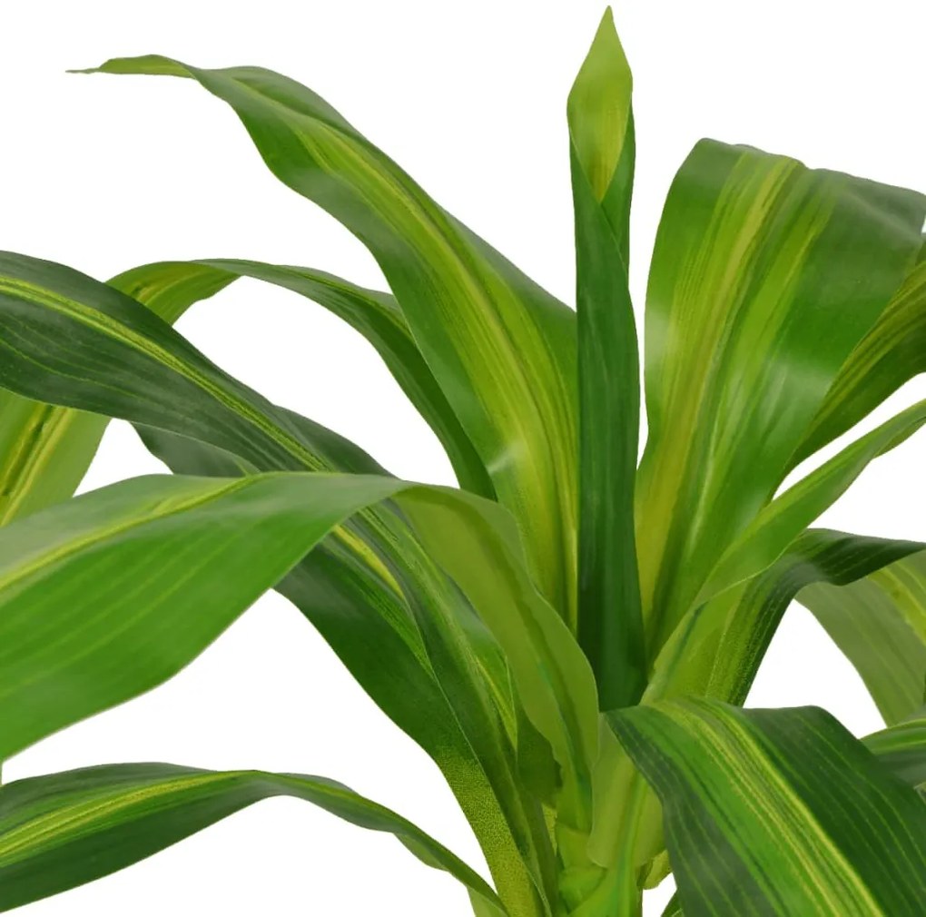 Planta dracena artificial com vaso 100 cm verde