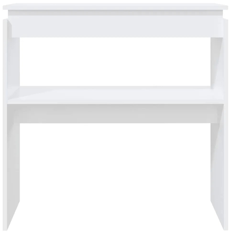 Mesa consola 80x30x80 cm derivados de madeira branco