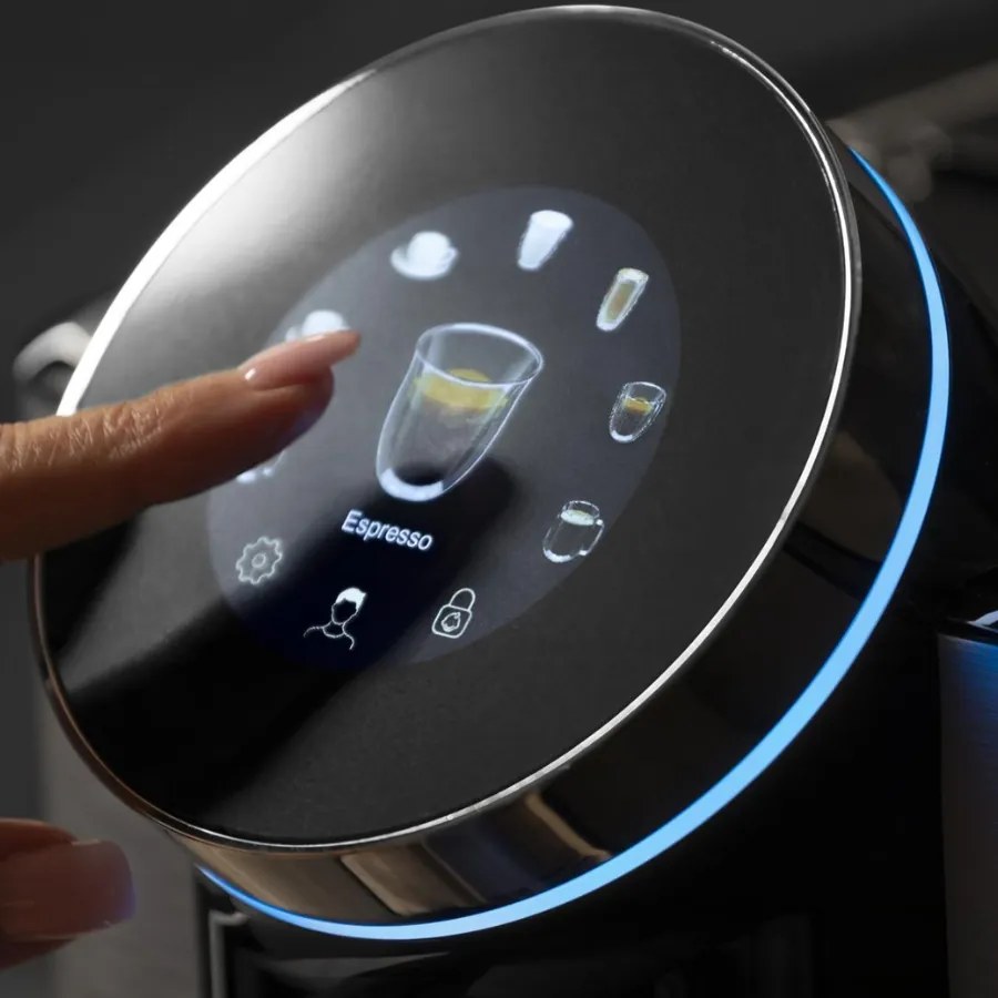 Máquina de café automática compacta Cremmaet Spin com 19 bares e Thermoblock