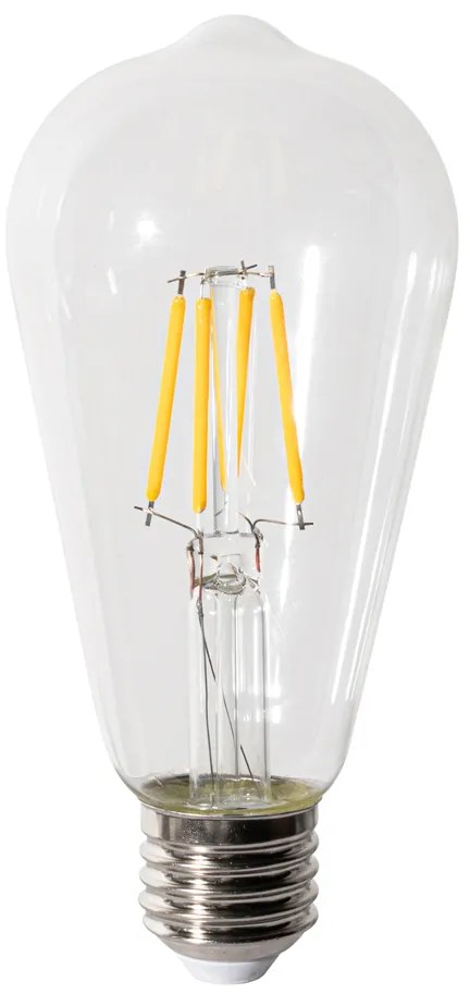 Conjunto de 5 E27 dimbare LED lamp ST64 clear 5W 450 lm 2700K